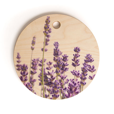 Anita's & Bella's Artwork Purple Lavender 1 Cutting Board Round