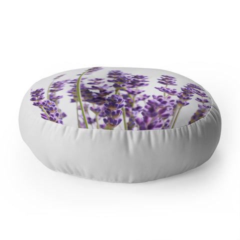 Anita's & Bella's Artwork Purple Lavender 1 Floor Pillow Round