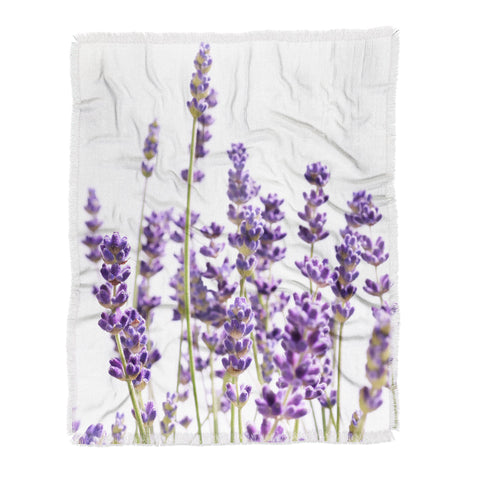 Anita's & Bella's Artwork Purple Lavender 1 Throw Blanket