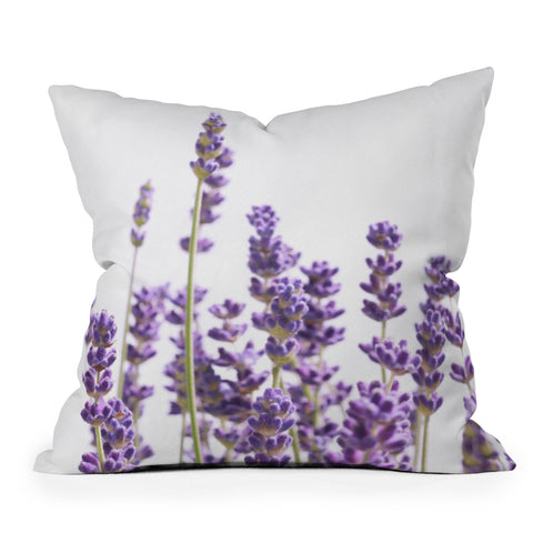 Anita's & Bella's Artwork Purple Lavender 1 Throw Pillow