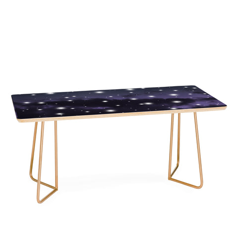 Anita's & Bella's Artwork Purple Midnight Blue Cosmos 1 Coffee Table