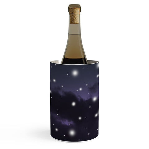 Anita's & Bella's Artwork Purple Midnight Blue Cosmos 1 Wine Chiller
