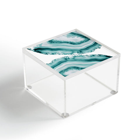 Anita's & Bella's Artwork Soft Turquoise Agate 1 Acrylic Box