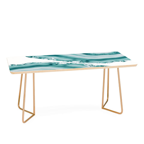 Anita's & Bella's Artwork Soft Turquoise Agate 1 Coffee Table