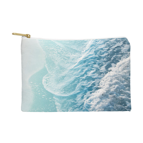 Anita's & Bella's Artwork Soft Turquoise Ocean Dream Waves Pouch
