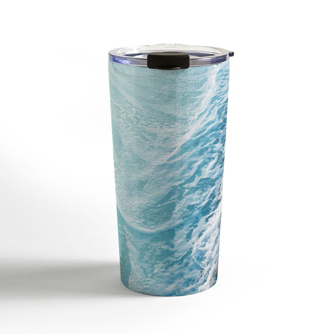 Anita's & Bella's Artwork Soft Turquoise Ocean Dream Waves Travel Mug
