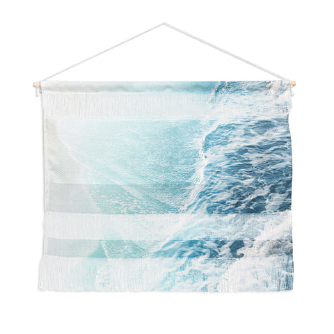 Anita's & Bella's Artwork Soft Turquoise Ocean Dream Waves Wall Hanging Landscape