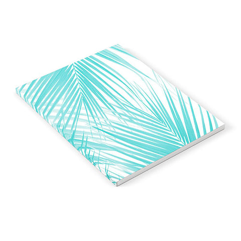 Anita's & Bella's Artwork Soft Turquoise Palm Leaves Dream Notebook