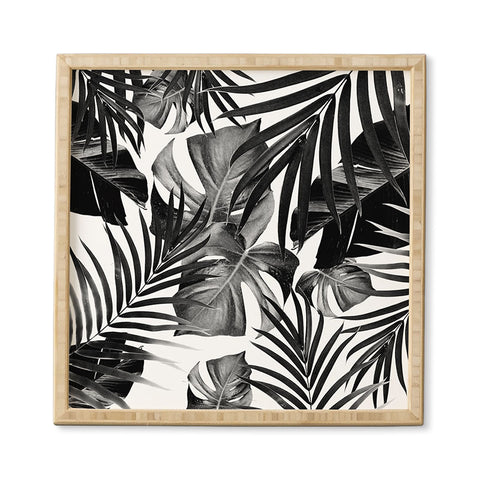 Anita's & Bella's Artwork Tropical Jungle Leaves 10 Framed Wall Art