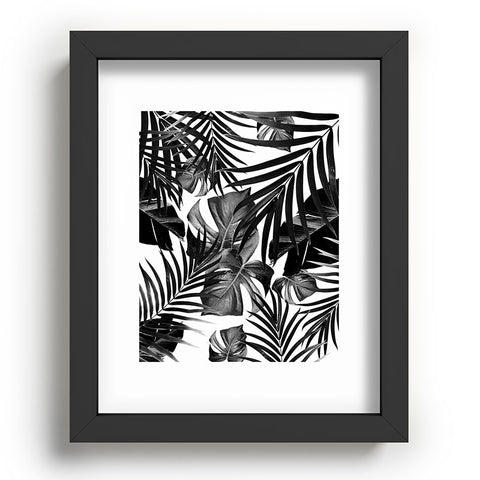 Anita's & Bella's Artwork Tropical Jungle Leaves 10 Recessed Framing Rectangle