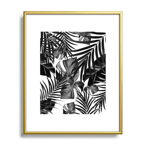 Anita's & Bella's Artwork Tropical Jungle Leaves 10 Metal Framed Art Print