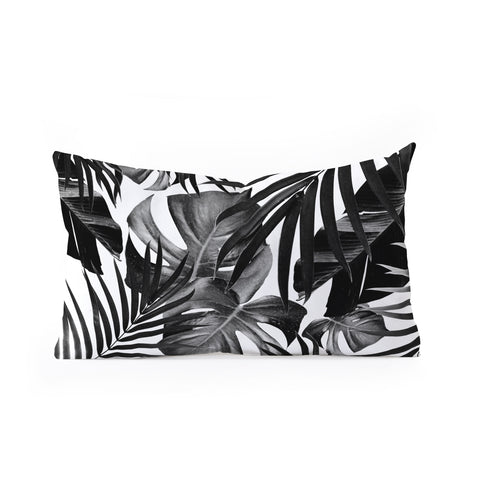 Anita's & Bella's Artwork Tropical Jungle Leaves 10 Oblong Throw Pillow