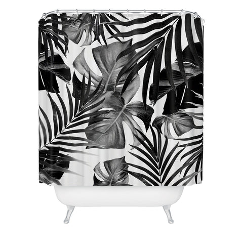 Anita's & Bella's Artwork Tropical Jungle Leaves 10 Shower Curtain