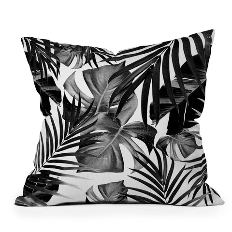 Anita's & Bella's Artwork Tropical Jungle Leaves 10 Throw Pillow