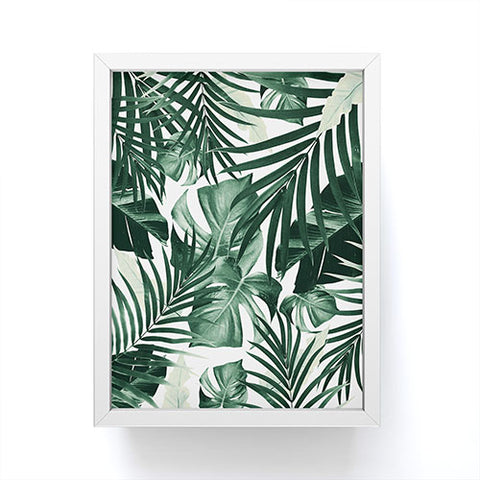 Anita's & Bella's Artwork Tropical Jungle Leaves 4 Framed Mini Art Print