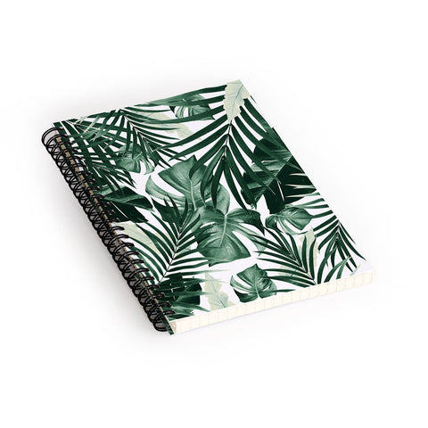 Anita's & Bella's Artwork Tropical Jungle Leaves 4 Spiral Notebook