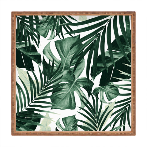 Anita's & Bella's Artwork Tropical Jungle Leaves 4 Square Tray