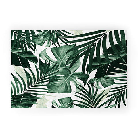 Anita's & Bella's Artwork Tropical Jungle Leaves 4 Welcome Mat