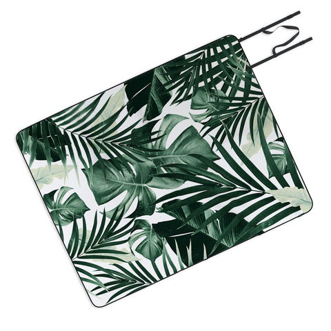 Anita's & Bella's Artwork Tropical Jungle Leaves 4 Picnic Blanket