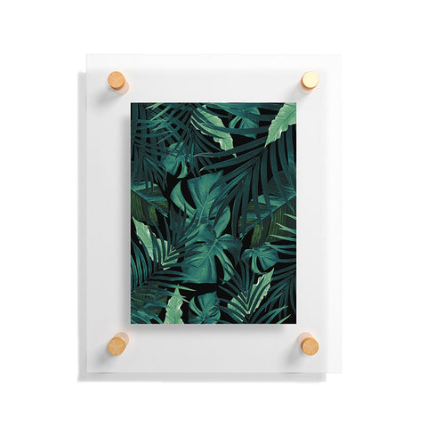 Anita's & Bella's Artwork Tropical Jungle Night 1 Floating Acrylic Print
