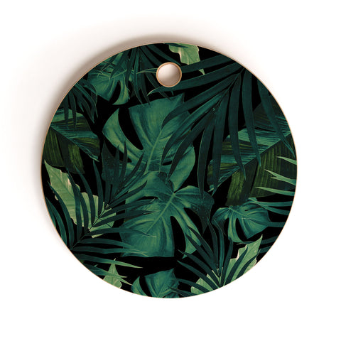 Anita's & Bella's Artwork Tropical Jungle Night 1 Cutting Board Round