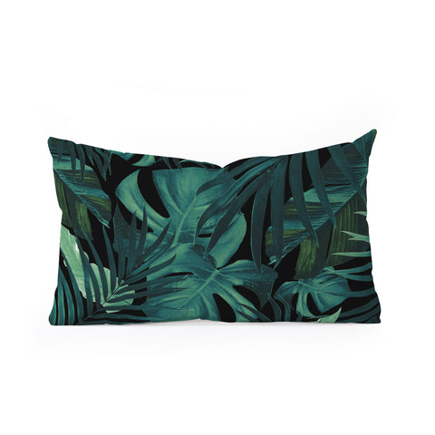 Anita's & Bella's Artwork Tropical Jungle Night 1 Oblong Throw Pillow