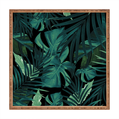 Anita's & Bella's Artwork Tropical Jungle Night 1 Square Tray