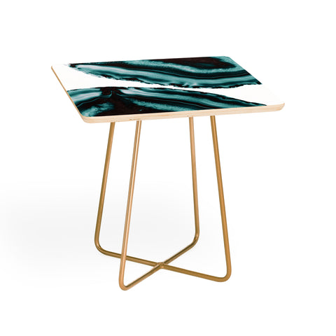 Anita's & Bella's Artwork Turquoise Brown Agate 1 Side Table