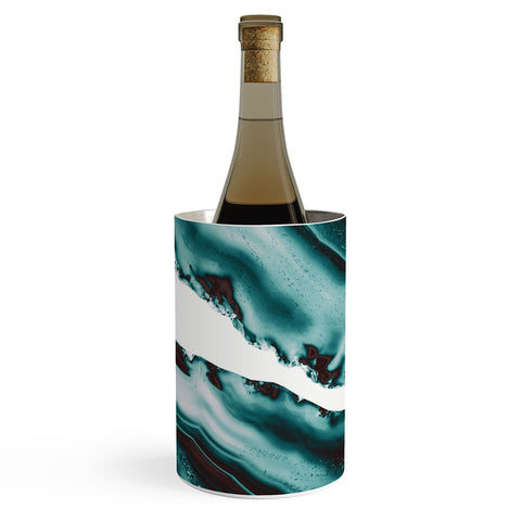 Anita's & Bella's Artwork Turquoise Brown Agate 1 Wine Chiller