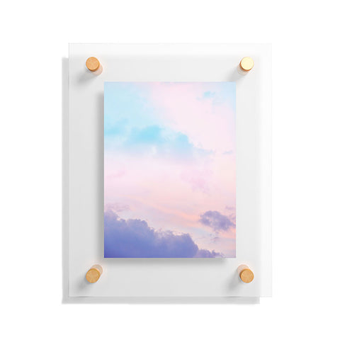 Anita's & Bella's Artwork Unicorn Pastel Clouds 5 Floating Acrylic Print
