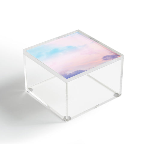 Anita's & Bella's Artwork Unicorn Pastel Clouds 5 Acrylic Box