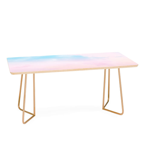 Anita's & Bella's Artwork Unicorn Pastel Clouds 5 Coffee Table