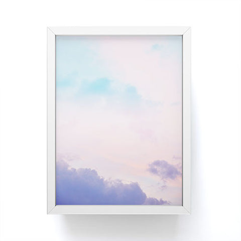 Anita's & Bella's Artwork Unicorn Pastel Clouds 5 Framed Mini Art Print