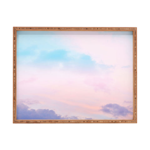 Anita's & Bella's Artwork Unicorn Pastel Clouds 5 Rectangular Tray