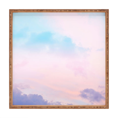 Anita's & Bella's Artwork Unicorn Pastel Clouds 5 Square Tray