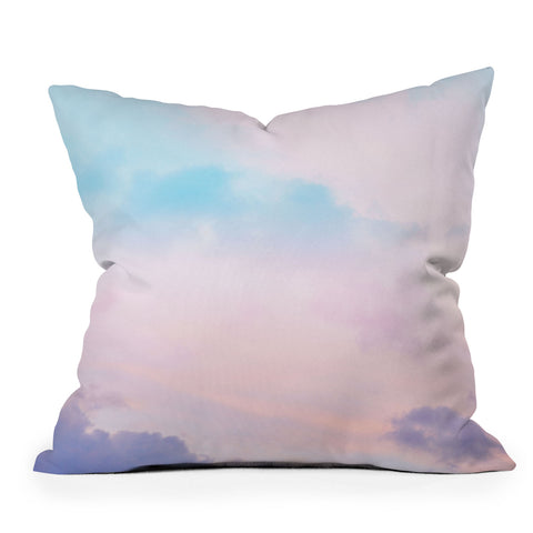 Anita's & Bella's Artwork Unicorn Pastel Clouds 5 Throw Pillow