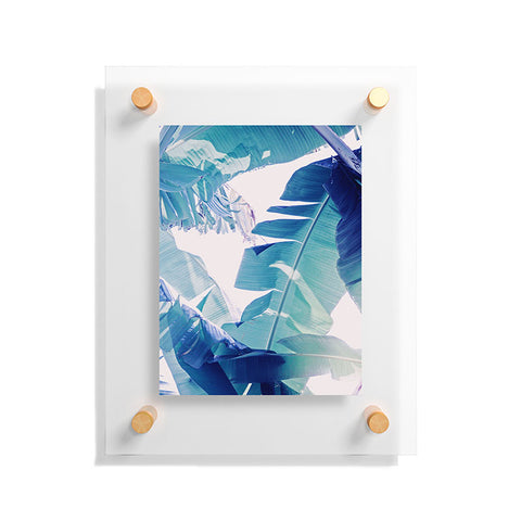 Ann Hudec Banana Leaf Blue Floating Acrylic Print