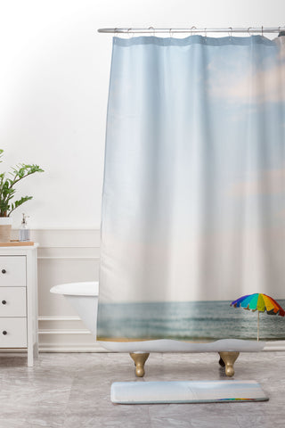 Ann Hudec Beach Scenes Shower Curtain And Mat