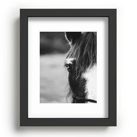 Ann Hudec Blue Eye horse photography Recessed Framing Rectangle