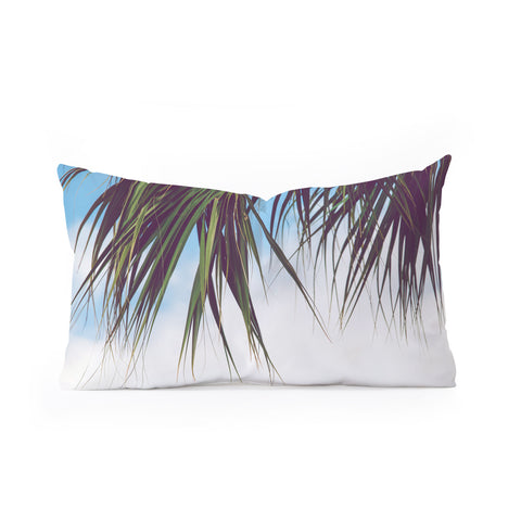 Ann Hudec Cabana Life x Palm Trees Oblong Throw Pillow