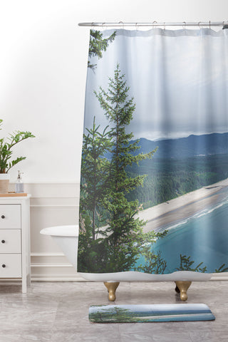 Ann Hudec Cape Lookout Shower Curtain And Mat