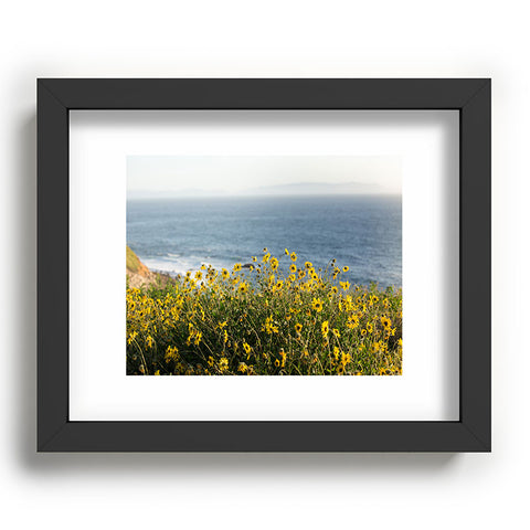 Ann Hudec Coastal Wildflowers Recessed Framing Rectangle