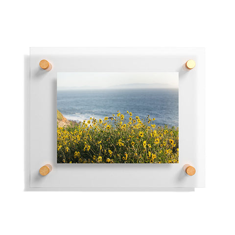 Ann Hudec Coastal Wildflowers Floating Acrylic Print