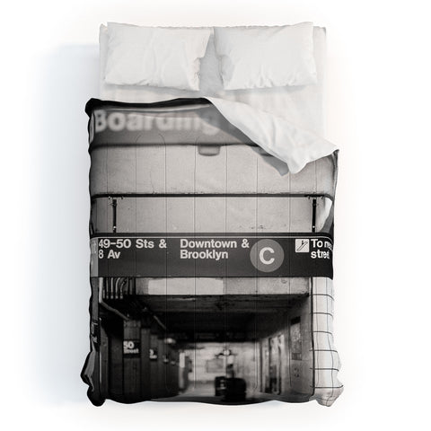Ann Hudec Downtown and Brooklyn NYC Comforter