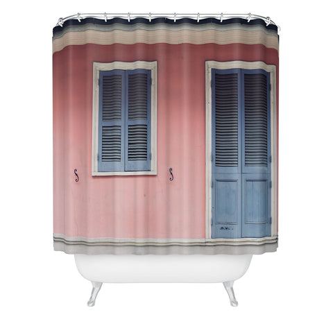 Ann Hudec French Quarter Color Shower Curtain