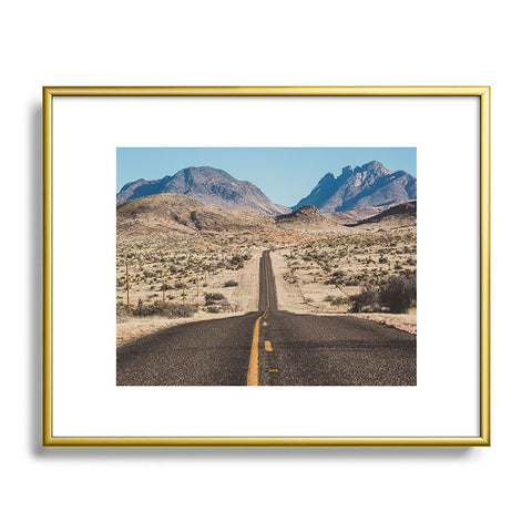 Ann Hudec High Desert Highway Metal Framed Art Print