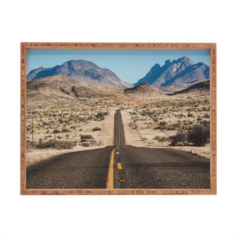 Ann Hudec High Desert Highway Rectangular Tray