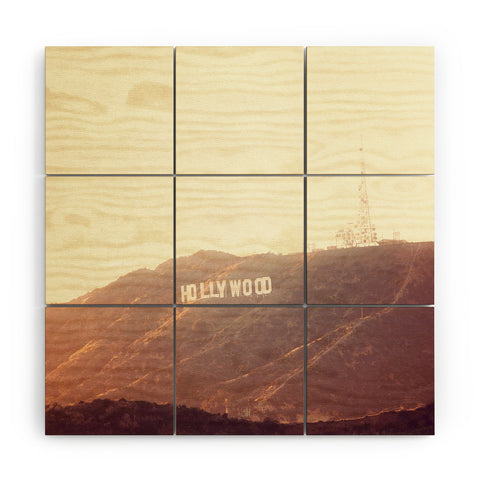Ann Hudec Hollywood Gold Wood Wall Mural
