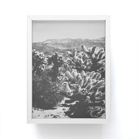 Ann Hudec Joshua Tree Cholla Cactus Framed Mini Art Print
