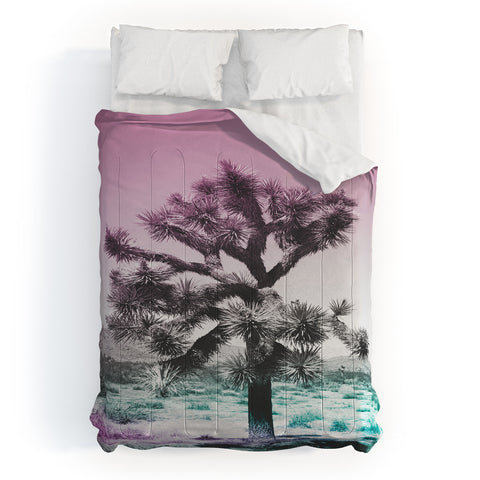 Ann Hudec Joshua Tree Ultraviolet Comforter